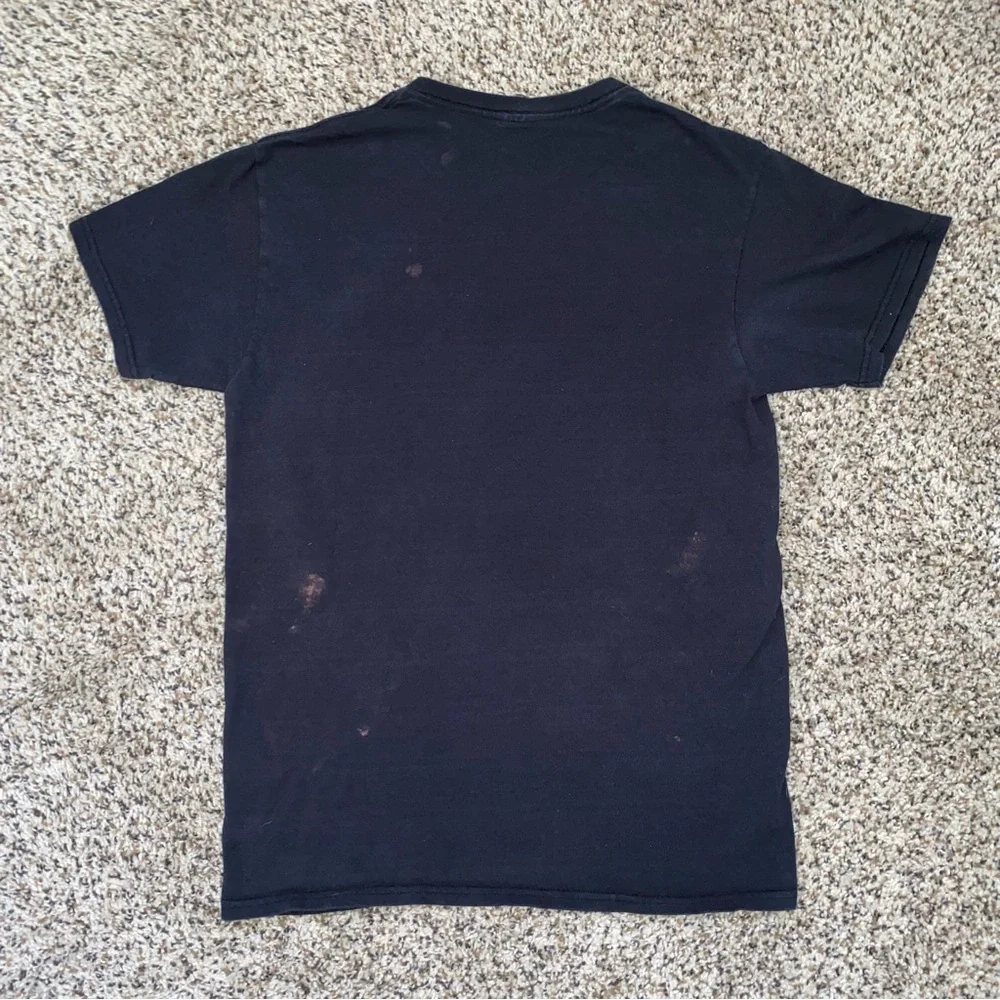 1994 Metallica Pushead Flaming Skull 90s Tour Y2K Bravado Reprint T Shirt Size S - Picture 2 of 3